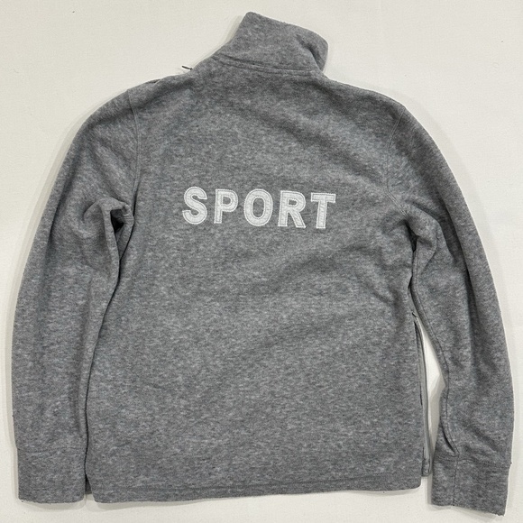 Vintage ESCADA SPORT Gray Fleece Pullover Sweatshirt Top Women's Small - Picture 16 of 16